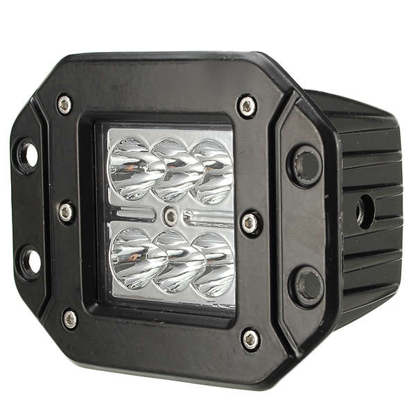 18W 1440lm 6000K IP67 LED Work Light Spotlight Condenser Floodlight For Vehicle