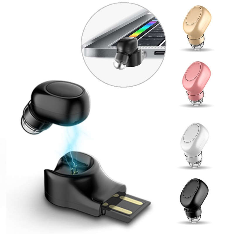 X11 Mini Wireless Bluetooth Earphone Portable Handsfree Invisible Earbud with M