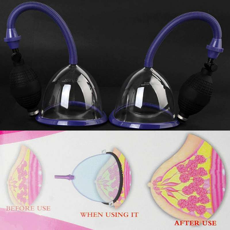 Breast Suction Enlarge Firming Pump Vacuum Enhance Cupping Massager Augmentation