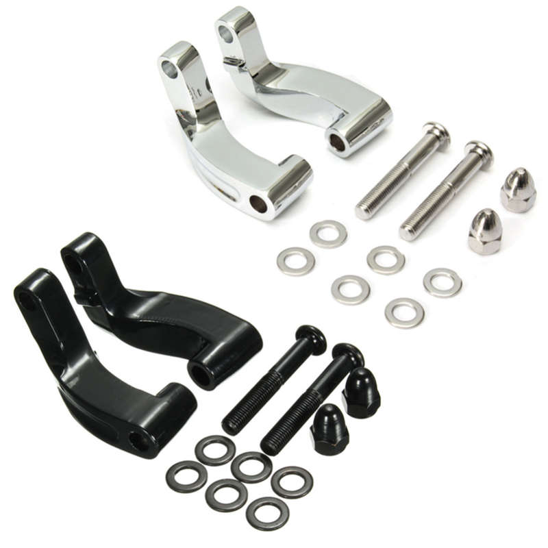 Motorcycle Mirrors Relocation Extension Adapter Kit For Harley Davidson 2006-20