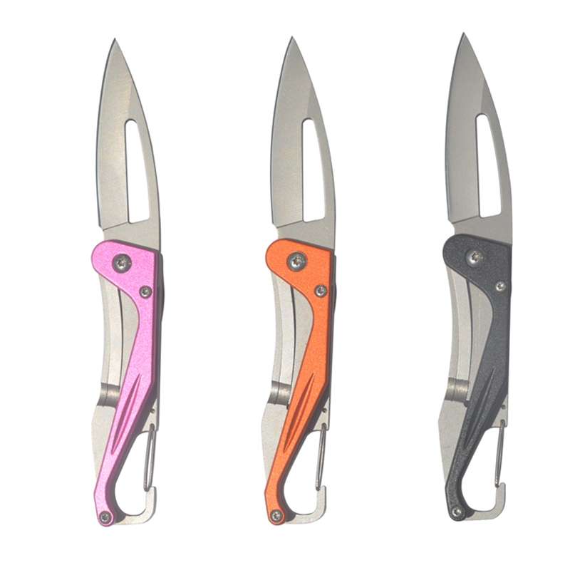 AOTDDOR Mini Knife Stainless Steel Keychain Knife Gadgets 3 Colors
