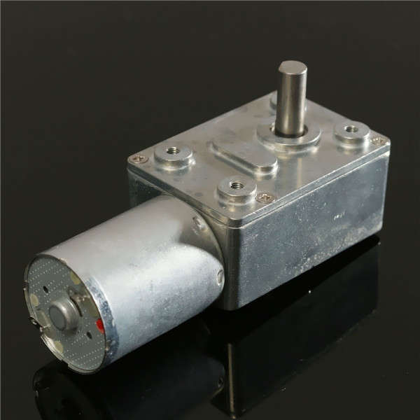 12V 6rpm Reversible High torque Turbo Worm Geared Motor DC motor GW370