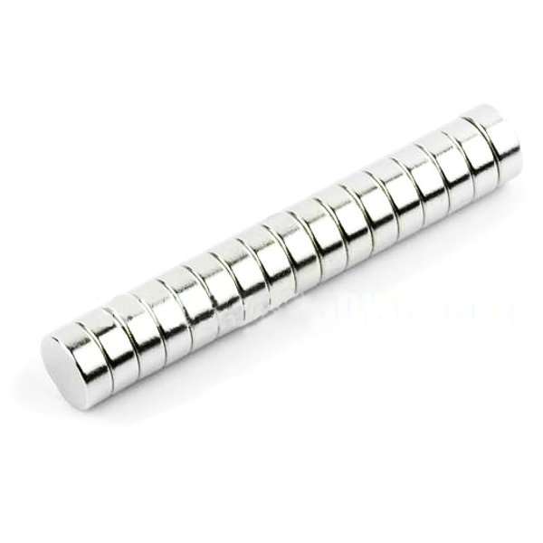 1PCS Nickel-plated Small Magnets 18650 18500 18350 26650 Flat Hat Battery Tip C