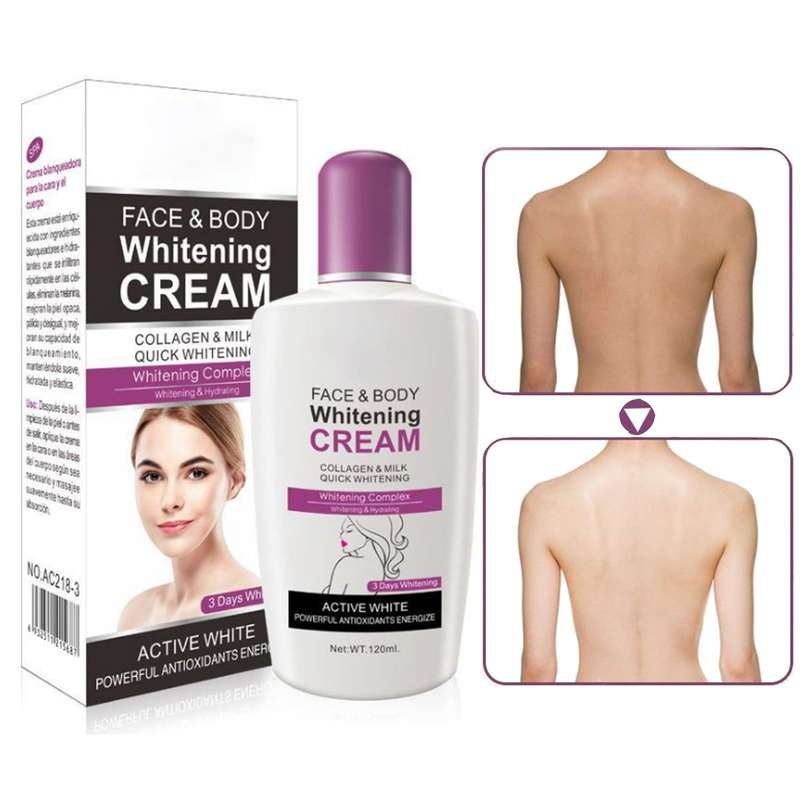 120ml Skin Whitening Cream for Body Face Dark Skin Bleaching Lotion Facial Cream