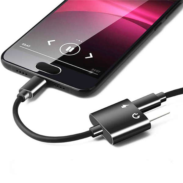 Bakeey 2 in 1 Type C to 3.5mm Audio Jack Charger Adapter Headphone Cable For Mo