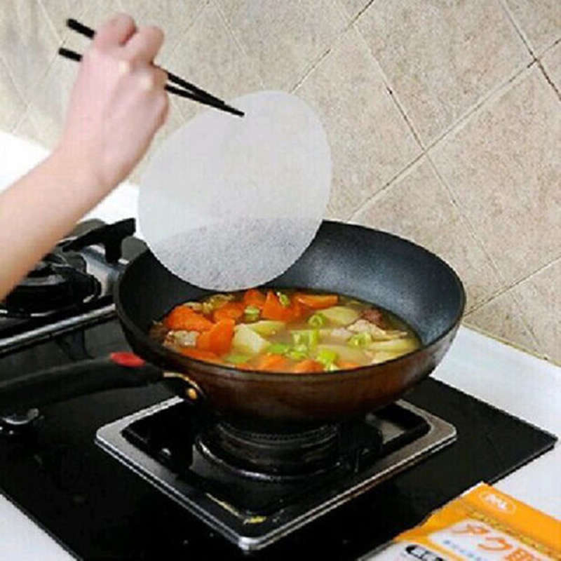 12pcs Kitchen Oil Film Soup Absorbing Cotton Kitchen Paper of Oil Absorption Co