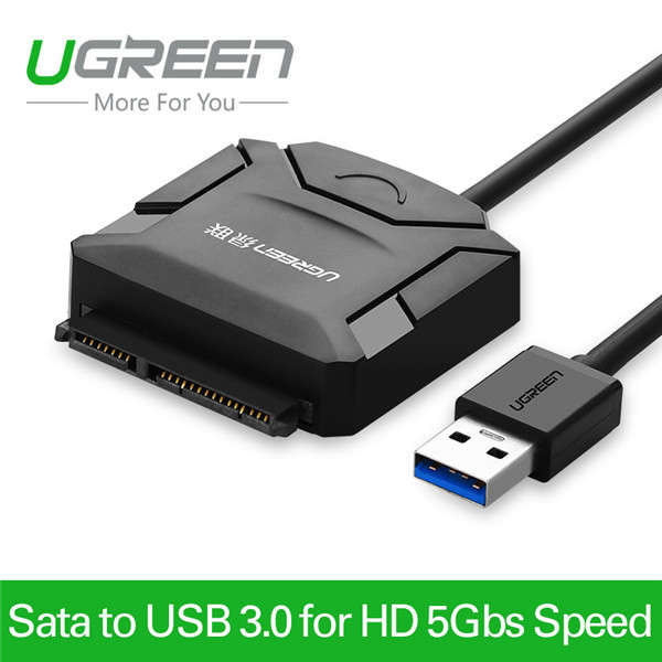 Ugreen USB 3.0 to SATA Hard Disk Enclosures HDD SDD Hard Drive Converter Cable