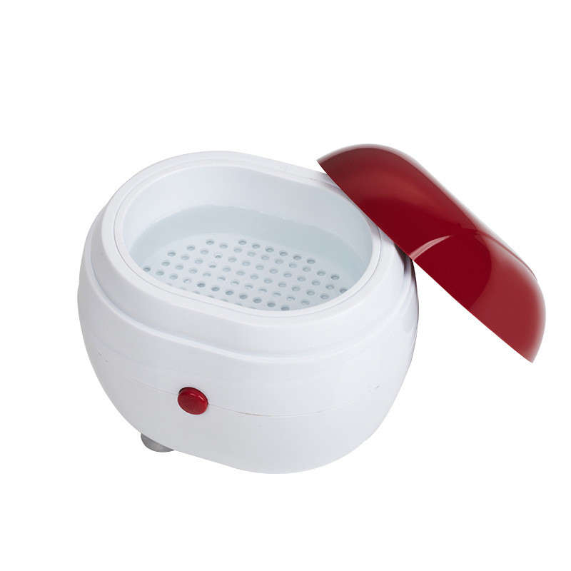 Mini Sonic Wave Ultrasonic Polish Jewelry Eyeglasses Watches Cleaner Cleaning M