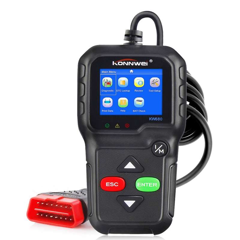 KONNWEI KW680 Code Reader Universal Car Diagnostic Scanner Tool Full OBDII EOBD