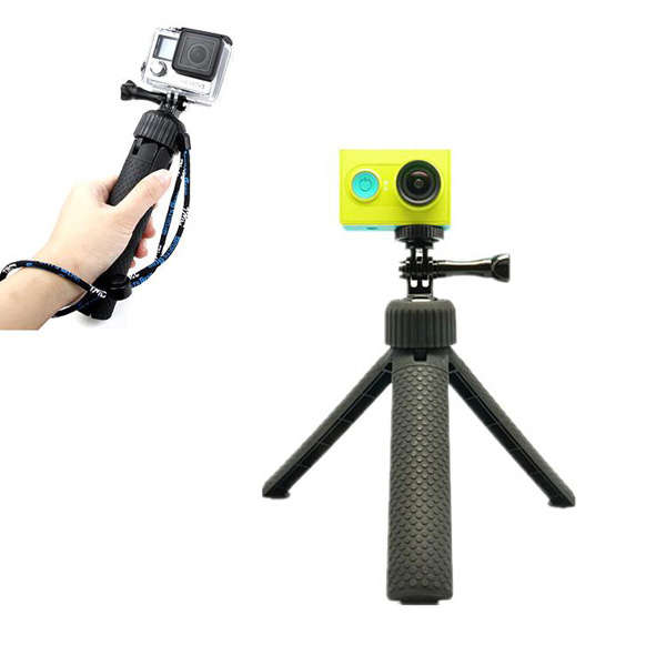 Hand Held Folding Tripod Monopod Self-stick for Xiaomi Yi Action Camera