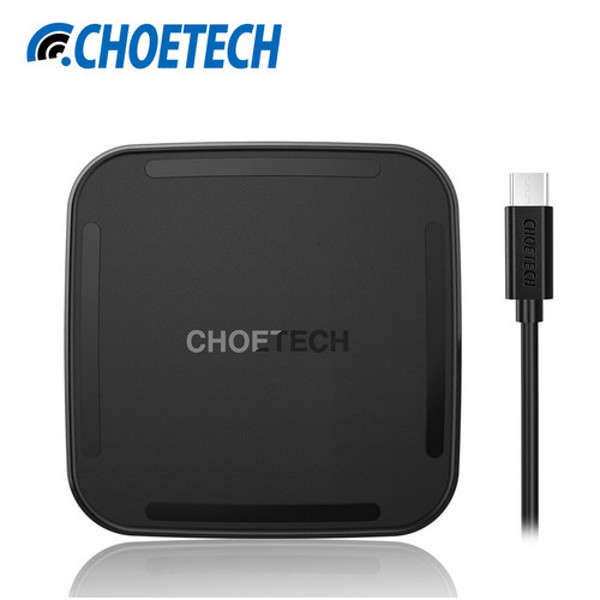 CHOETECH 10W USB Type-C Fast Wireless Charger Pad with Free USB-C Cable