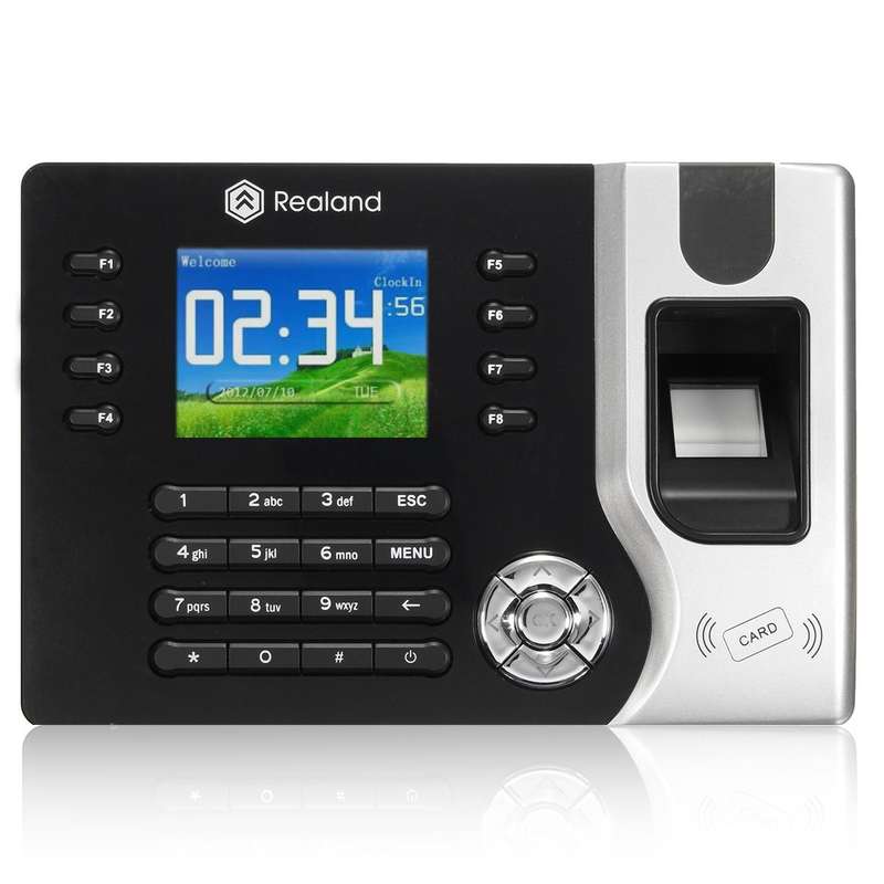 Realrand A-C071 2.4inch TCP/IP Fingerprint Attendance Access Control Time Clock