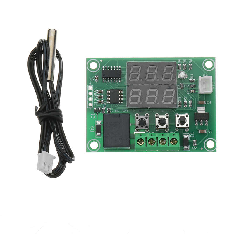 XH-W1219 DC 12V Dual Display Digital Temperature Controller High Accuracy Tempe
