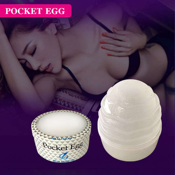Male Silicone Pussy Egg Masturbators Pocket Vagina Glans Penis Trainer Sex Prod