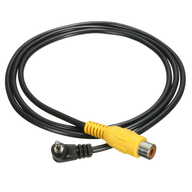2.5mm Stereo Jack Plug Male to RCA 3.5mm Female Adapter For GPS AV-in Converter