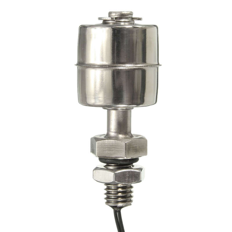 10W 110V Stainless Steel Water Level Sensor Float Switch Pool Vertical Liquid L