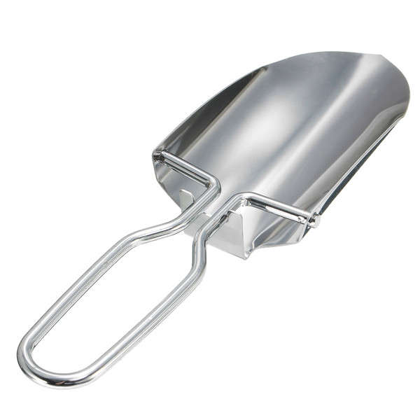 220x65mm Handy Stainless Folding Shovel Outdoor Survival Spade Trowel Pouch