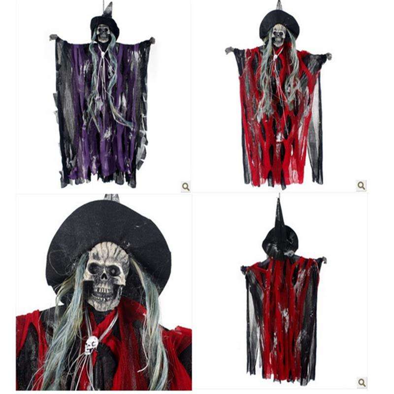 Halloween Party Home Decoration Electric Voice Caption Small Hat Horrid Scare S