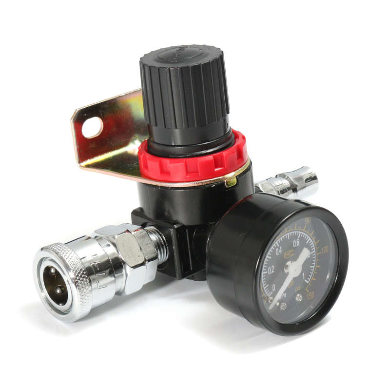 AR2000 Air Control Compressor Pressure Gauge Relief Regulator Valve with Gauge