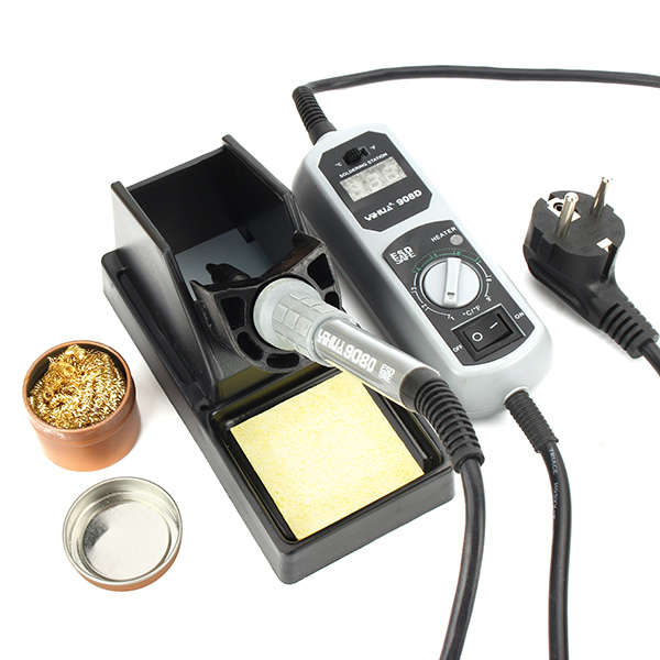 YIHUA 908D 220V 60W LED Digital Display Soldering Station Soldering Iron Kit Up