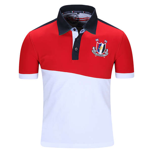 Spring Summer Mens Europe Style POLO T-shirt Casual Lapel Tops Tees
