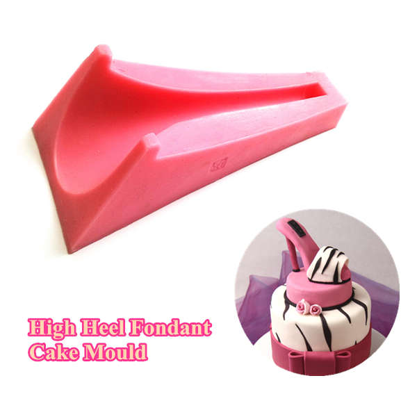 3D Silicone High Heel Fondant Cake Mould Lady Shoe Mold Cake Decoration