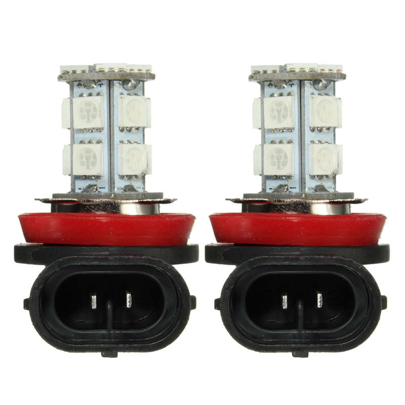 Pair H11 H8 H9 DRL LED Projector Car Fog Light Bulbs Driving Lamp 10000k Deep B