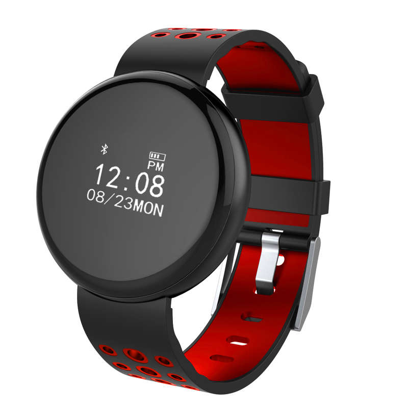LYNWO I8 0.66 inch Round Screen Blood Oxygen Pressure Heart Rate Monitor Fitnes