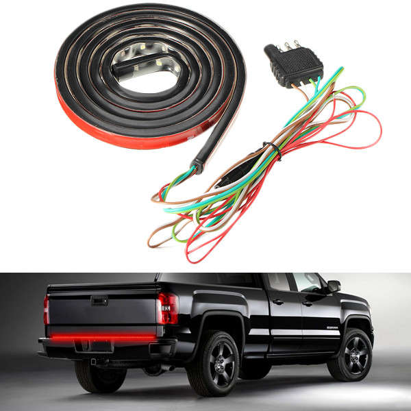 60inch White&Red LED Rear Brake Tail Lamp Turn Signal Light Universal For Car T