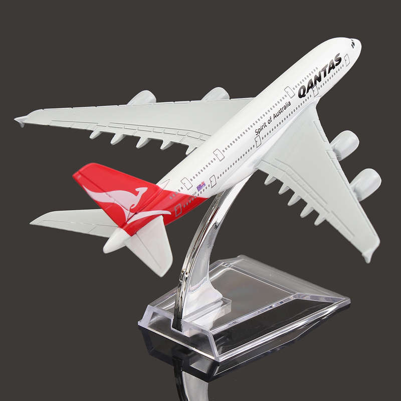 16cm Airplane Metal Plane Model Aircraft A380 AUSTRALIA QANTAS Aeroplane Scale