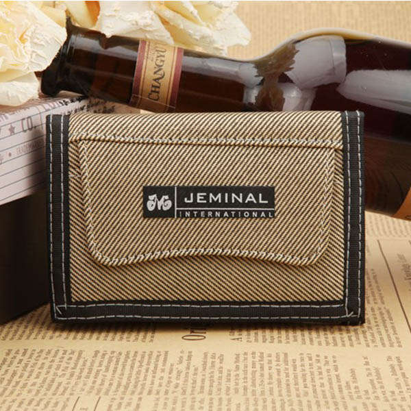 Men Women Canvas Sports Folding Short Wallet Personality Students  Leisure Purs