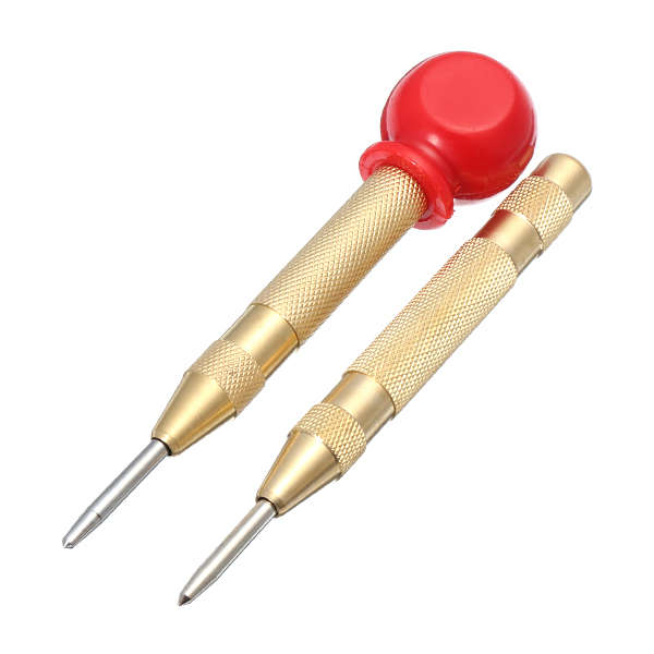 Drillpro 6mm Automatic Center Pin Punch Spring Loaded Marking Starting Holes To