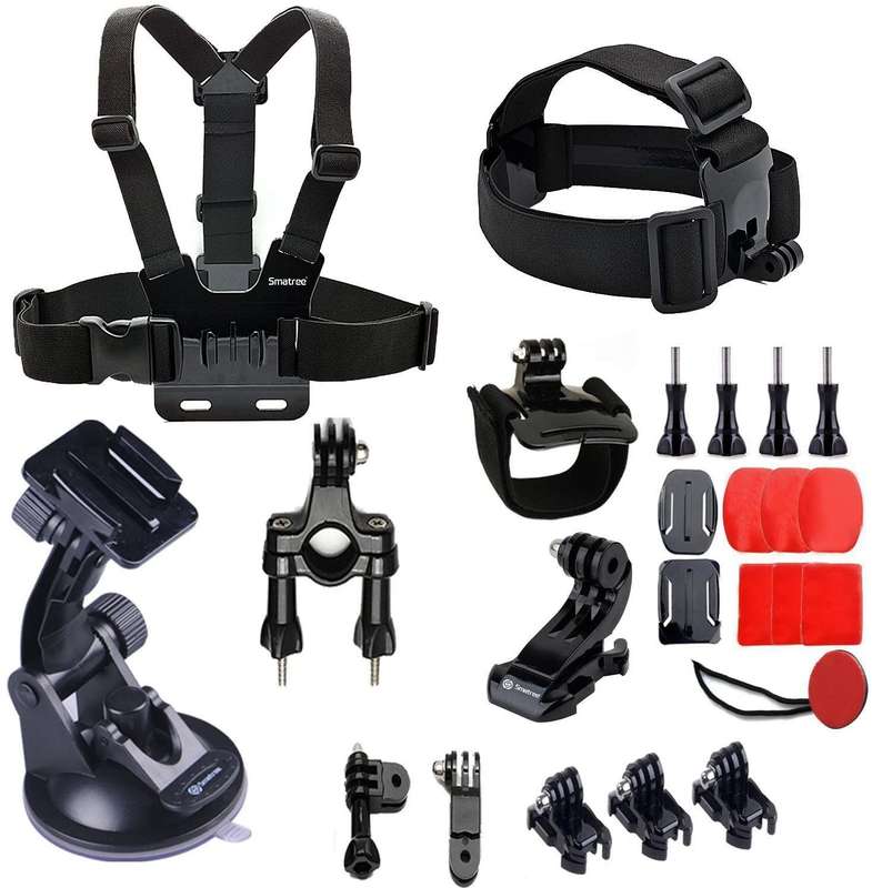Smatree 25-in-1 Accessories Kit for GoPro Hero 10/9/8/7/6/5/4/3+/3/2/1