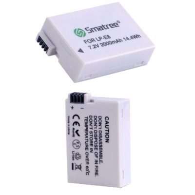 Smatree Canon LP-E8 Battery