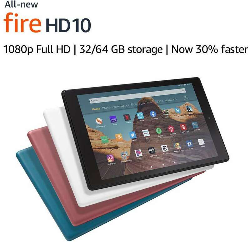 Amazon Kindle Fire HD 10 Tablet Bundle