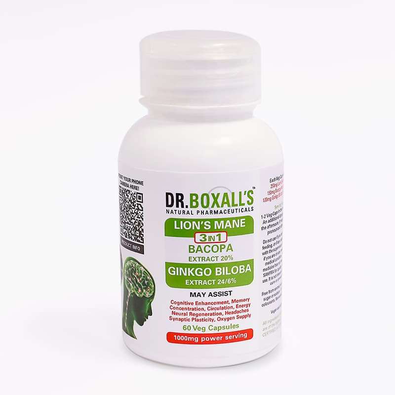 Lion's Mane Ginkgo Biloba 3 in 1 60s
