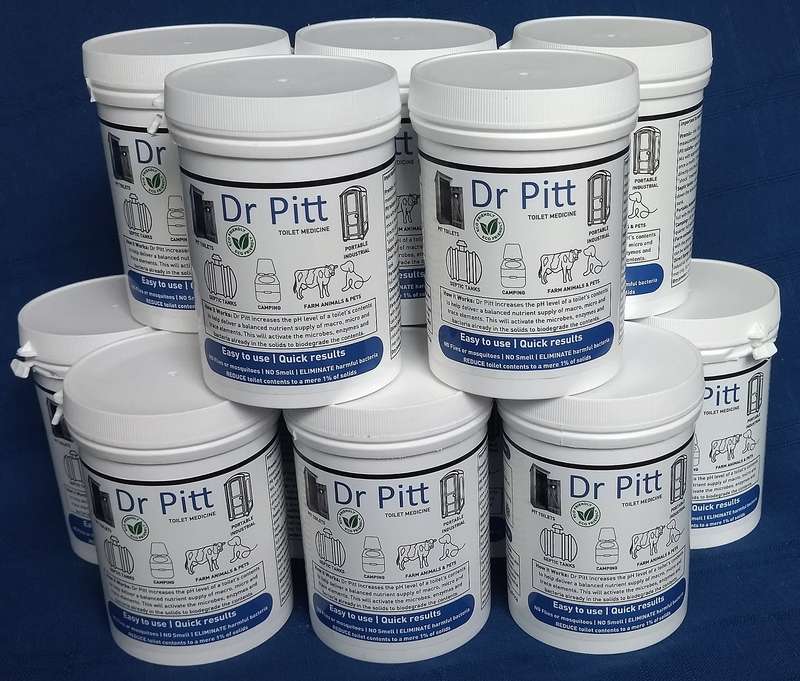Dr Pitt Eco-Friendly Toilet Sanitizer Powder