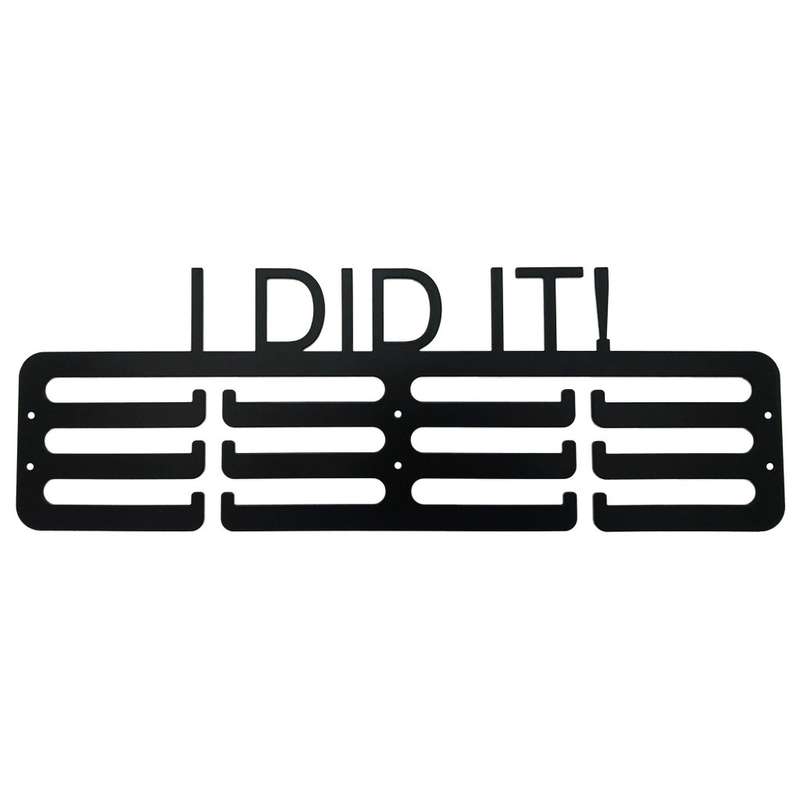 Eboy Steel Medal Holder for Sports or Achievements - Black