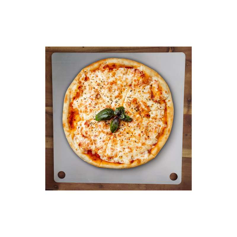 Eboy Steel Pizza Baking Sheet 33 cm x 33 cm with Holes - Stainless Steel