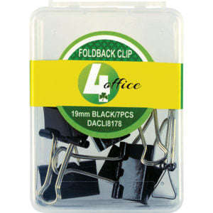 CLIPS FOLDBACK 19mm BC20 12's