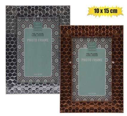 Picture Frame Pl Metallic 10X15Cm Asstd