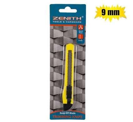 Knife  9Mm Snapoff-Blade     Zenith-Card