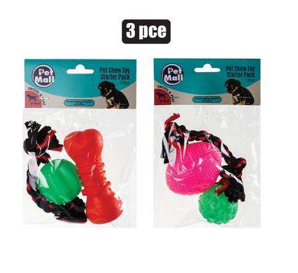 Pet Toy Puppy Tug Chews Pk-5