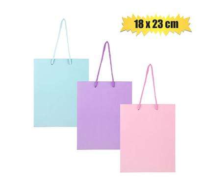 Gift-Bag Metallic Paper Lrg 25X32Cm Emb
