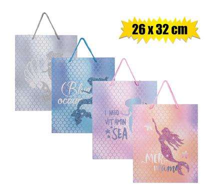 Gift-Bag Ppr Eng Words Med 18X23Cm