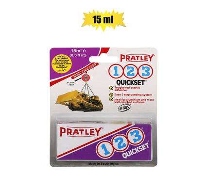 Pratley Quickset Glue Clear 36Ml-Pack