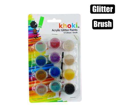 Art+Craft Paint Palette & 12Pc Brush Set