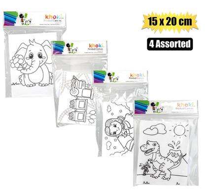 Art+Craft Paint Canvas Printed13X18Cm