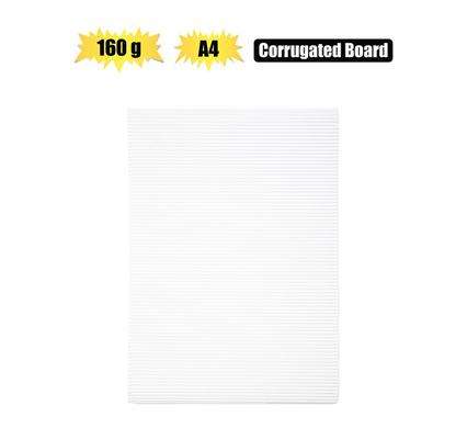 Art+Craft A4 Corrugated Board 160Gsm Wht
