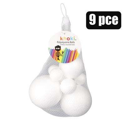 Art+Craft Accessories Poly Balls 9Pc